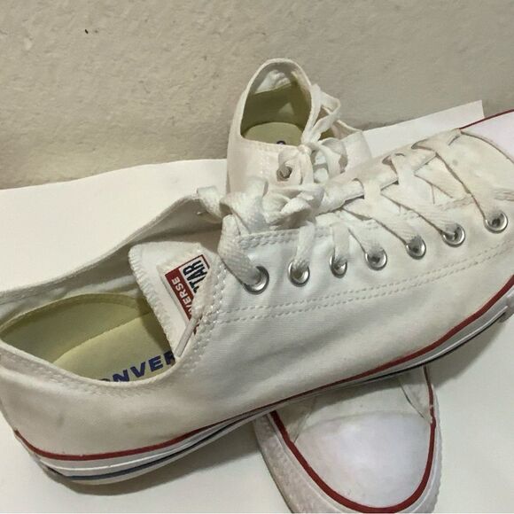 Converse Chuck Taylor All Star Low Top - Optical White Men's Sz 13 Shoes M7652 - Picture 9 of 11